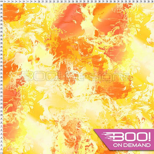 Spandex Smoke Yellow Orange - Fabric