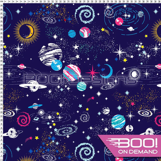 Spandex Solar Navy Fabric