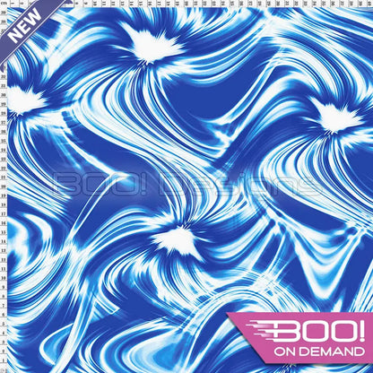 Spandex Solaris Flame Blue - Fabric