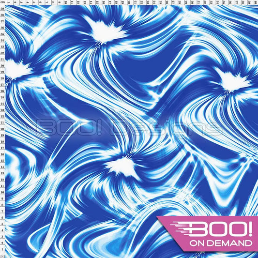 Spandex Solaris Flame Blue - Fabric