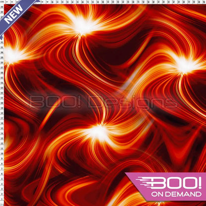 Spandex Solaris Flame Orange - Fabric