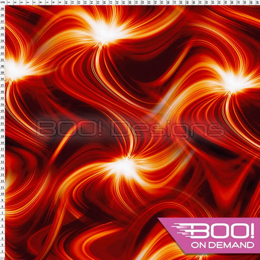 Spandex Solaris Flame Orange - Fabric