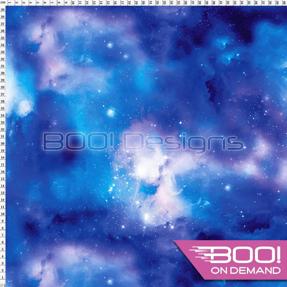 Spandex Space Blue Fabric