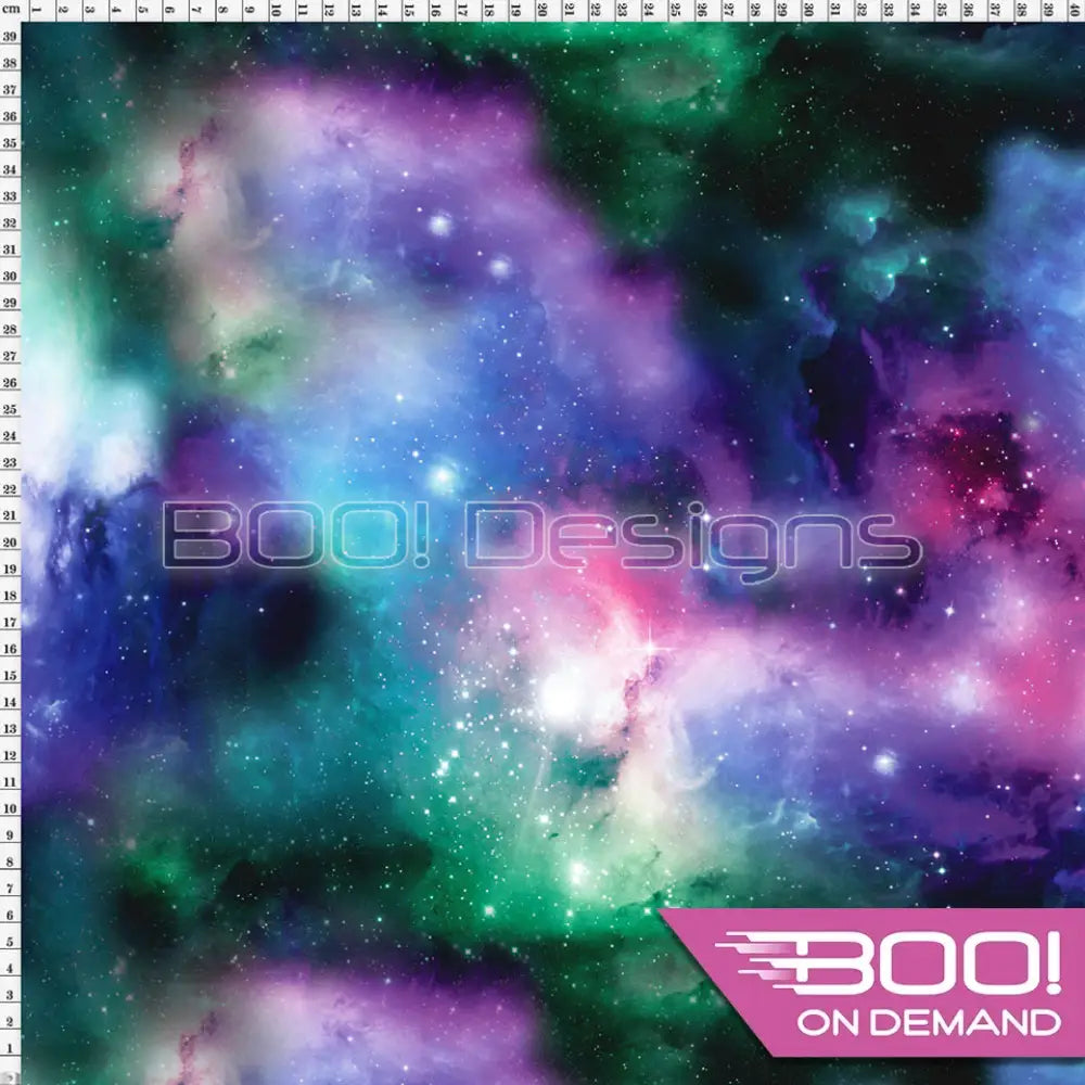 Spandex Space Green Fabric