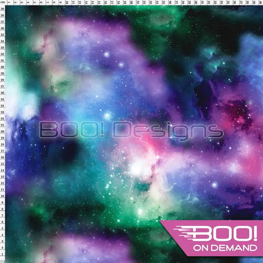 Spandex Space Green Fabric