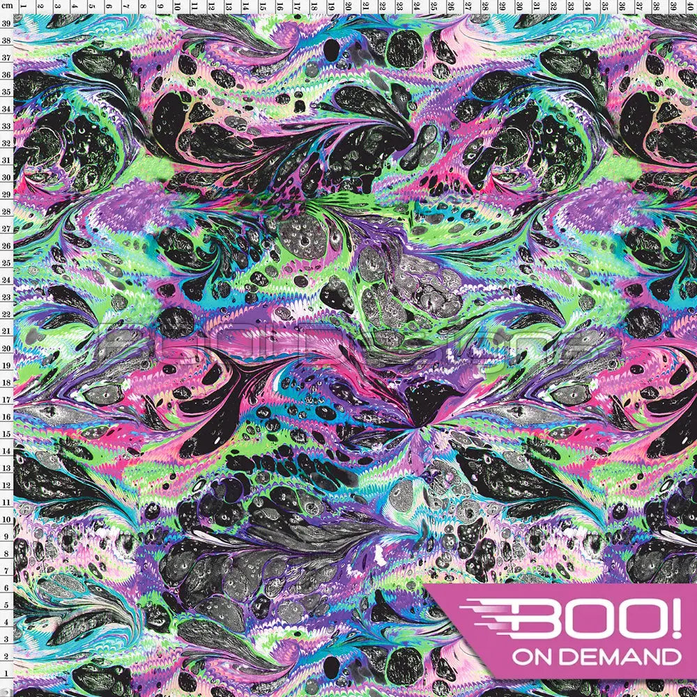 Spandex Space Marble Fabric