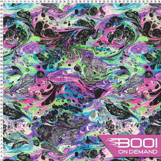 Spandex Space Marble Fabric