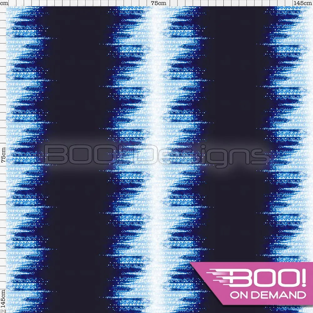 Spandex Sparkle Ombre Black Half Scale Fabric