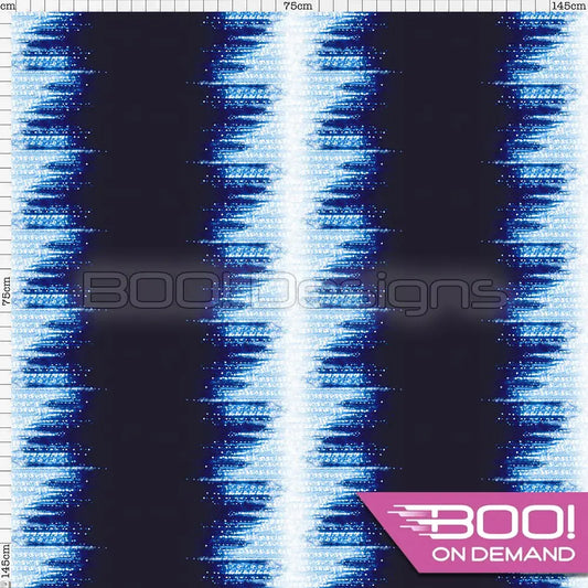 Spandex Sparkle Ombre Black Half Scale Fabric