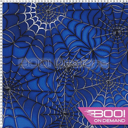 Spandex Spidey Blue Fabric