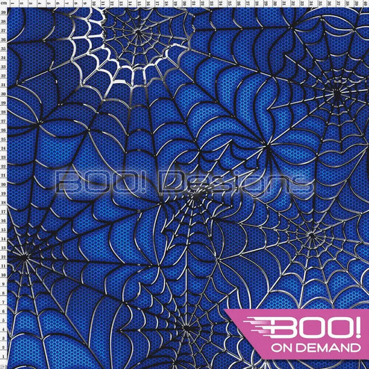 Spandex Spidey Blue Fabric