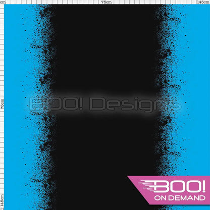 Spandex Splat Aqua Fabric