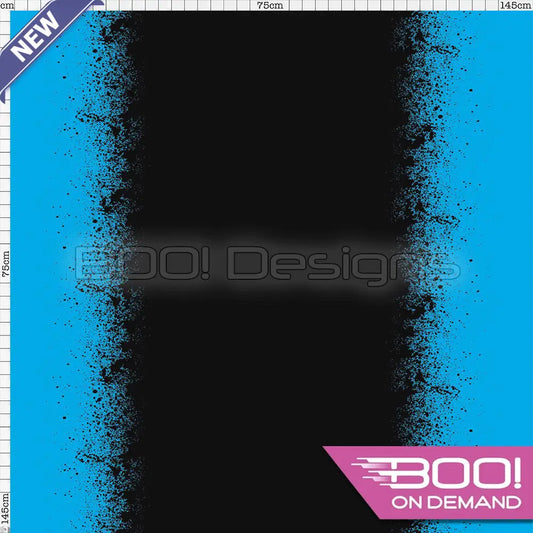 Spandex Splat Aqua Fabric