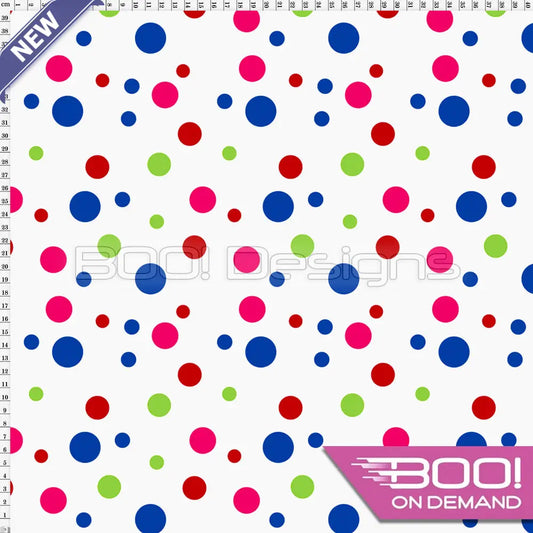 Spandex Spots Assorted Multi - Fabric