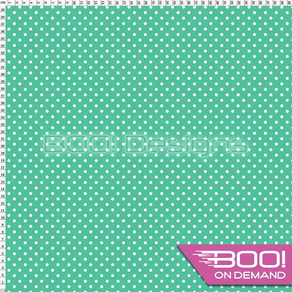 Spandex Spots Candy Mint Fabric