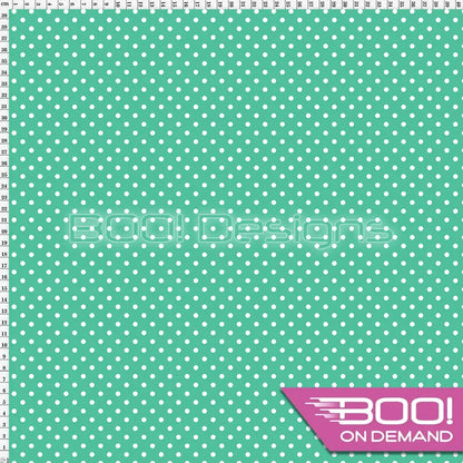Spandex Spots Candy Mint Fabric