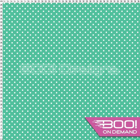 Spandex Spots Candy Mint Fabric