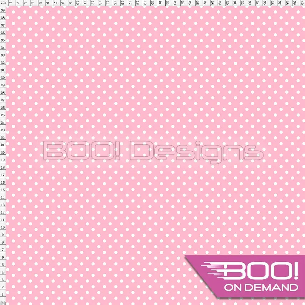 Spandex Spots Ice-cream Pink Fabric