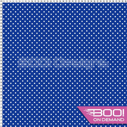 Spandex Spots Royal Fabric