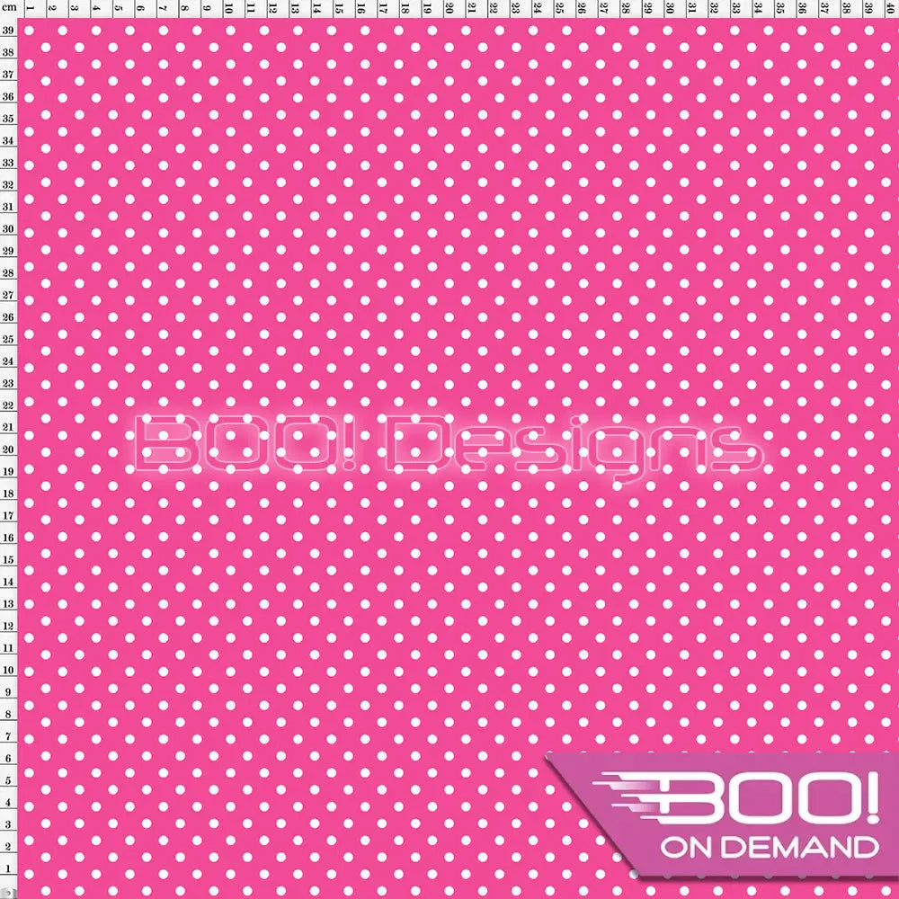 Spandex Spots Warrior Pink Fabric