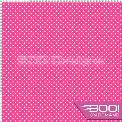 Spandex Spots Warrior Pink Fabric