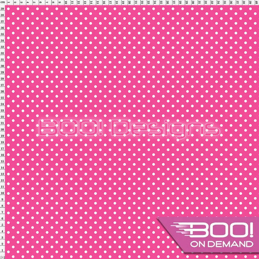Spandex Spots Warrior Pink Fabric