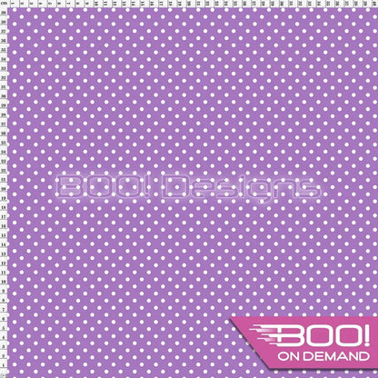 Spandex Spots Warrior Purple Fabric