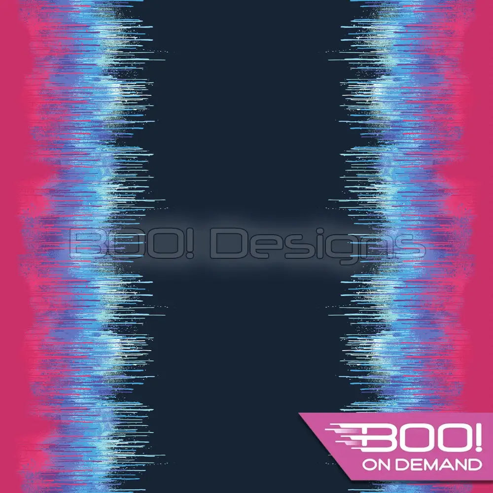 Spandex Spray Paint Pink Blue Fabric