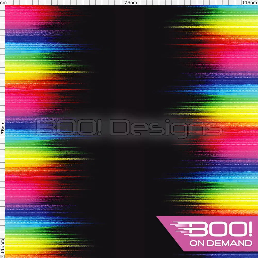 Spandex Stipple Ombre Rainbow Fabric