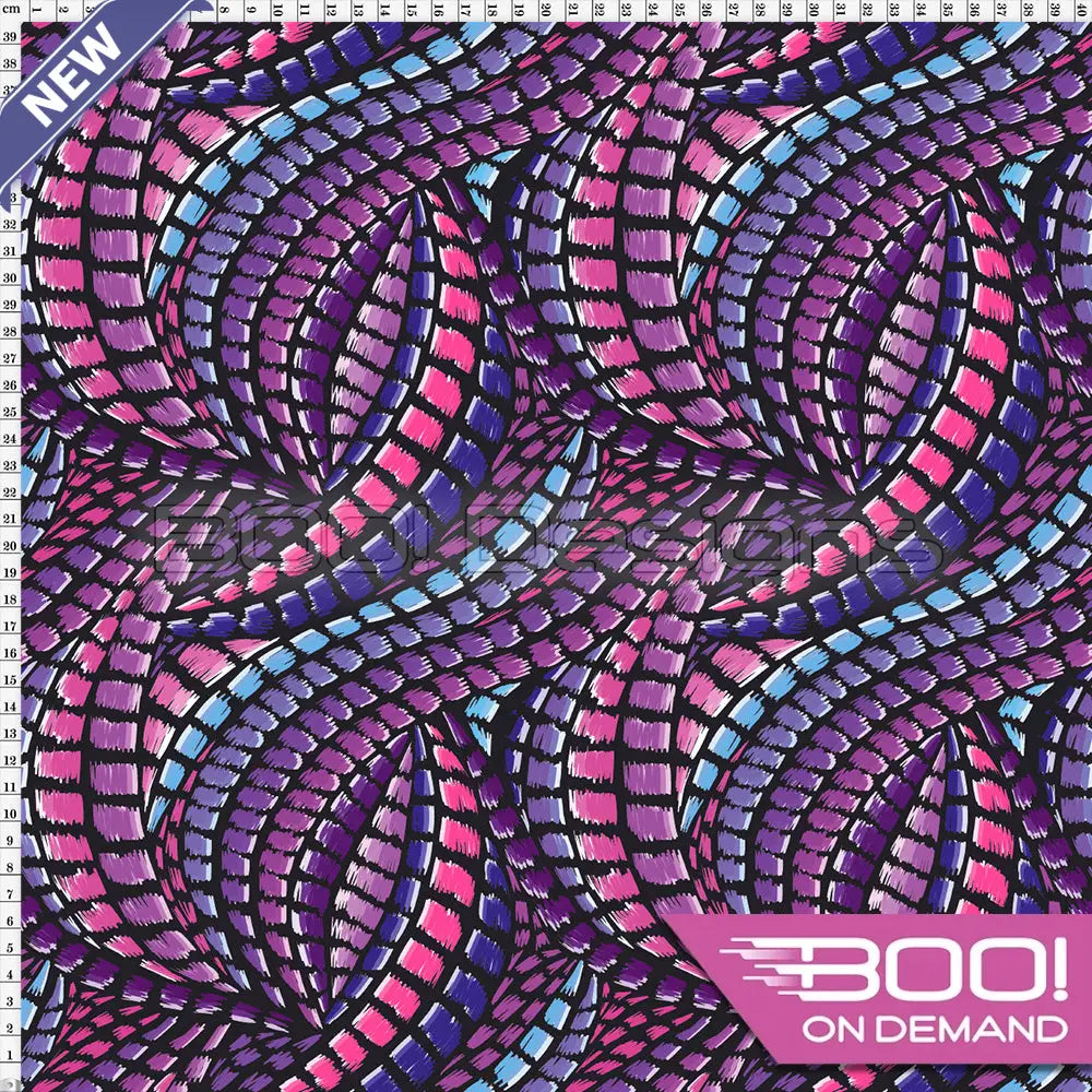 Spandex Stitcher Purple Fabric