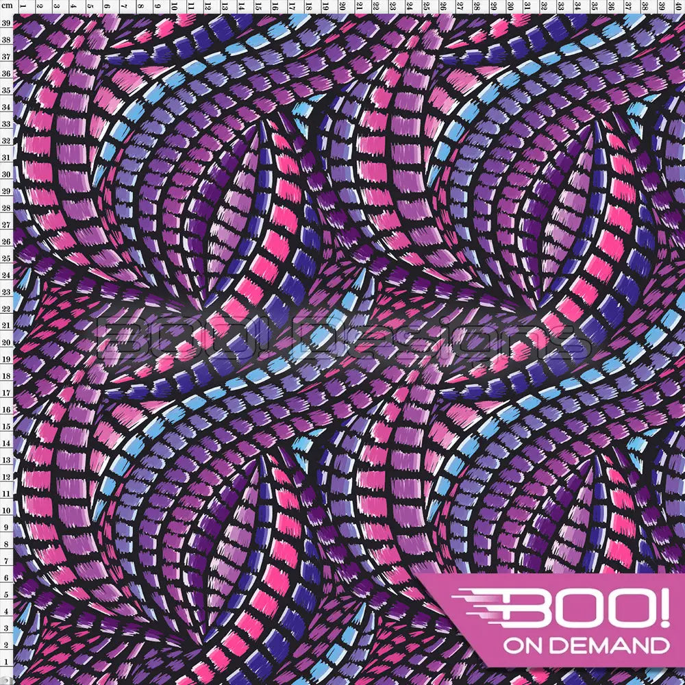 Spandex Stitcher Purple Fabric