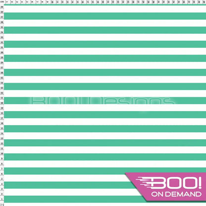 Spandex Stripes 14mm Candy Mint Fabric