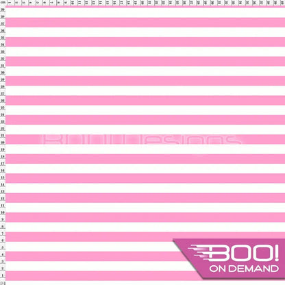 Spandex Stripes 14mm Candy Pink Fabric