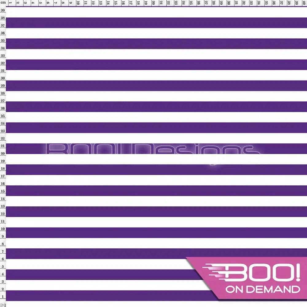Spandex Stripes 14mm Candy Purple Fabric