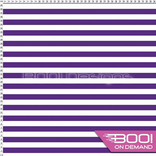 Spandex Stripes 14mm Candy Purple Fabric