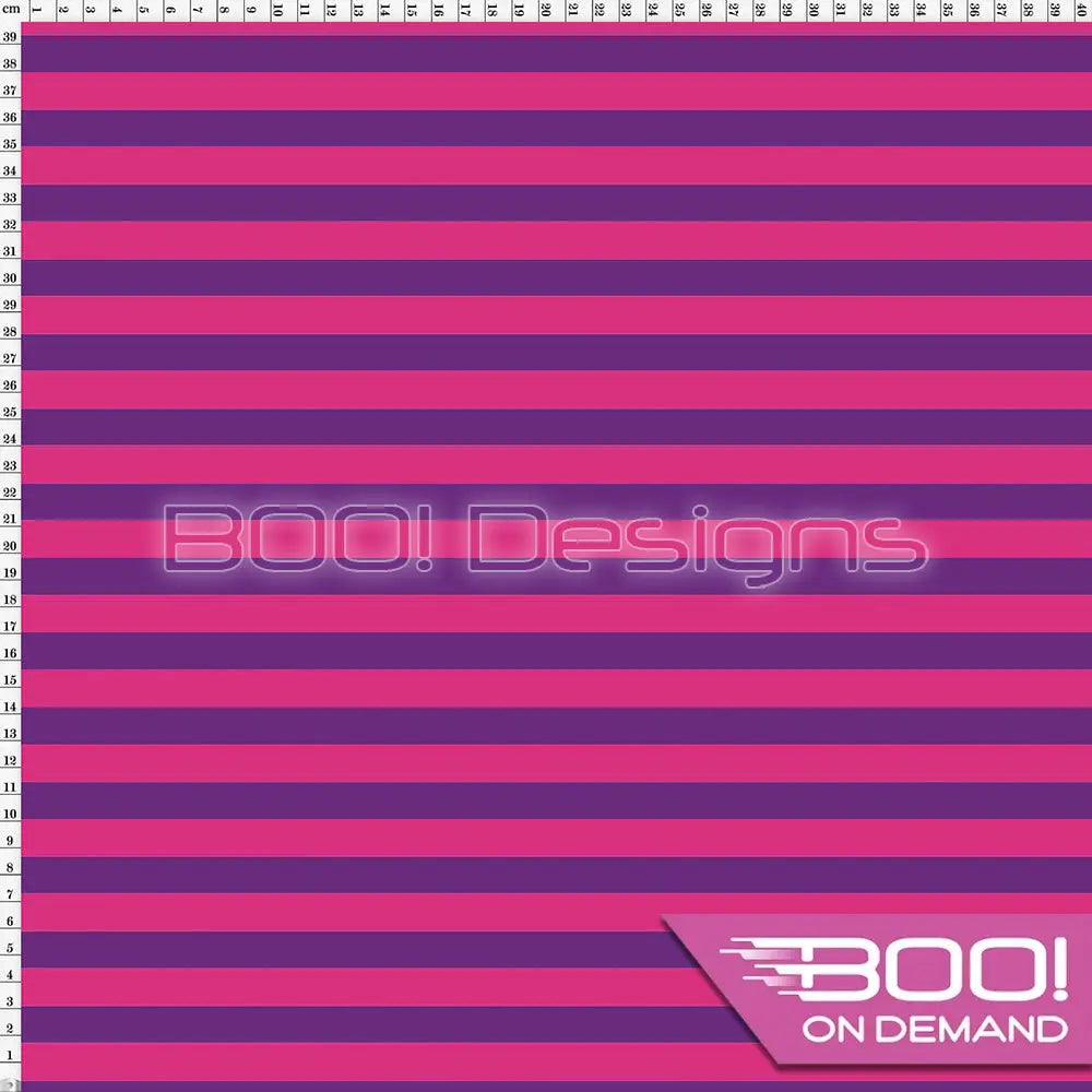 Spandex Stripes 14mm Pink Purple Fabric