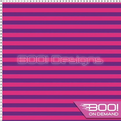 Spandex Stripes 14mm Pink Purple Fabric