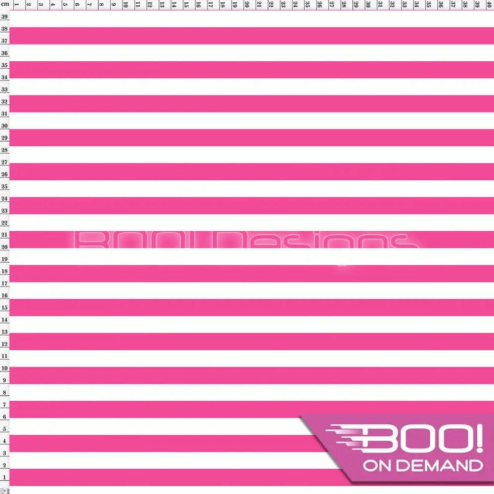 Spandex Stripes 14mm Warrior Pink Fabric