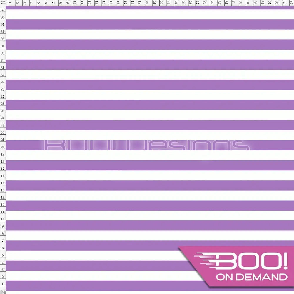 Spandex Stripes 14mm Warrior Purple Fabric
