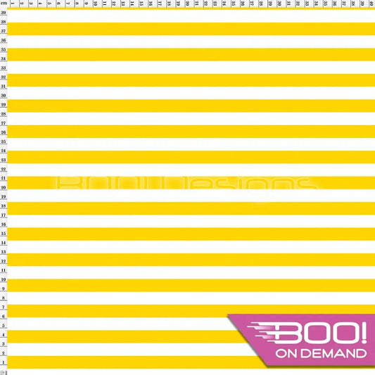 Spandex Stripes 14mm Warrior Yellow Fabric