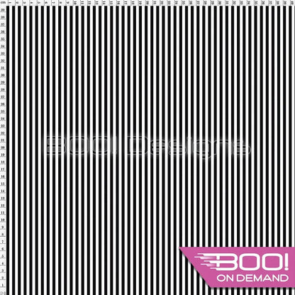 Spandex Stripes 4mm Black Fabric