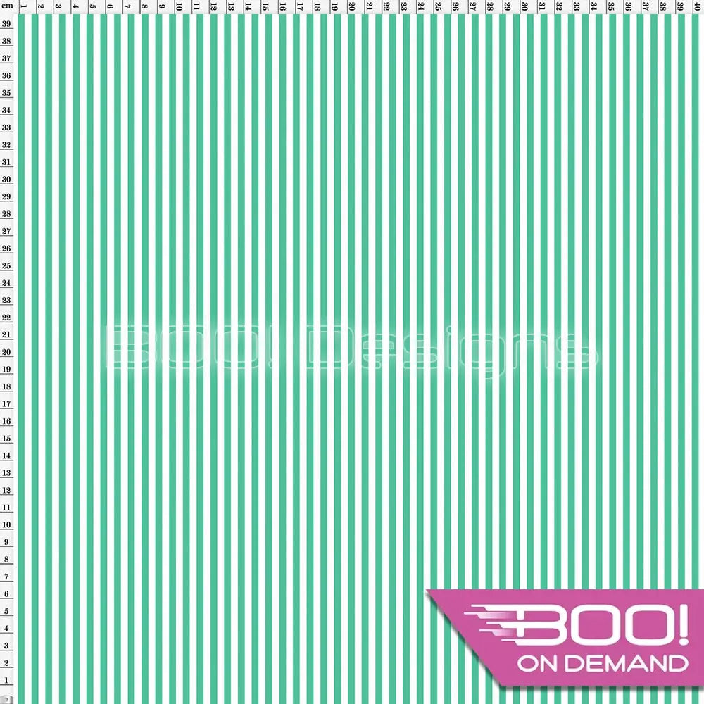Spandex Stripes 4mm Candy Mint Fabric
