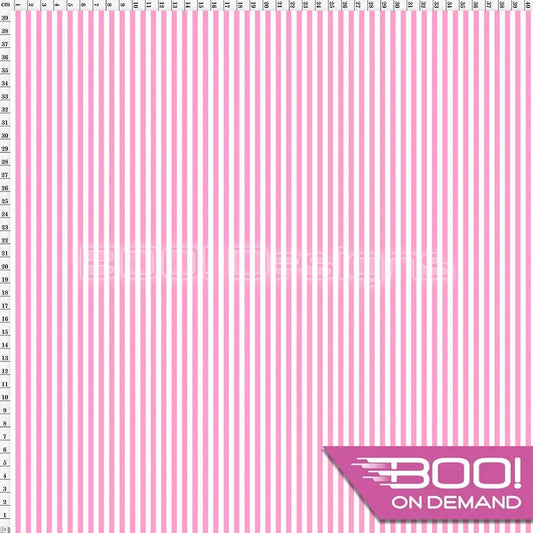 Spandex Stripes 4mm Candy Pink Fabric
