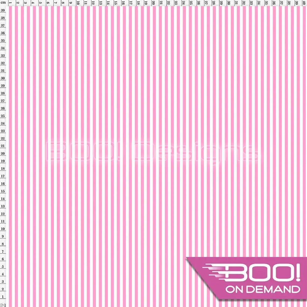 Spandex Stripes 4mm Candy Pink Fabric