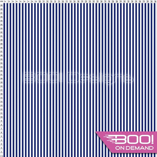 Spandex Stripes 4mm Navy Fabric