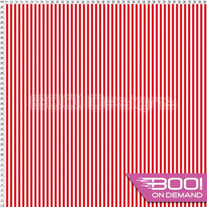 Spandex Stripes 4mm Red Fabric