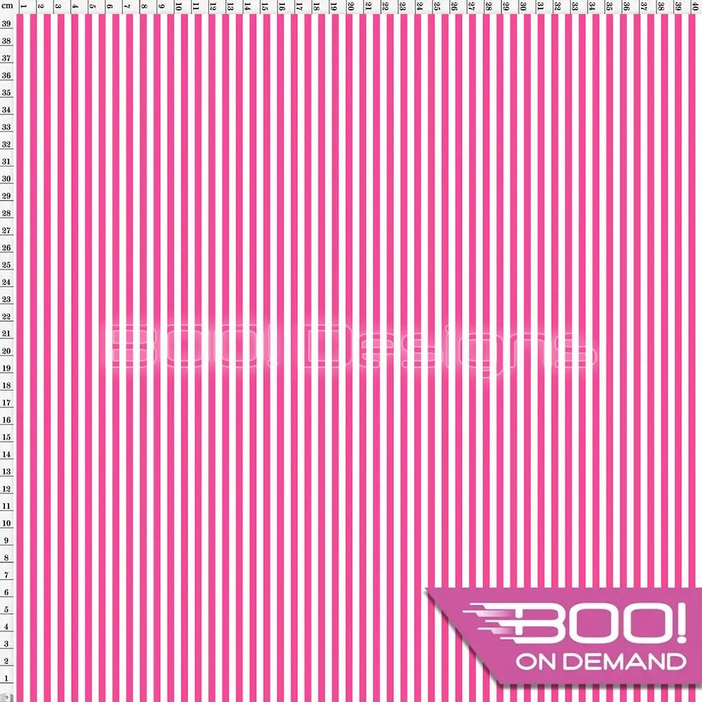 Spandex Stripes 4mm Warrior Pink Fabric