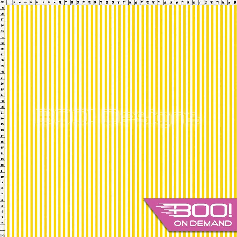 Spandex Stripes 4mm Warrior Yellow Fabric