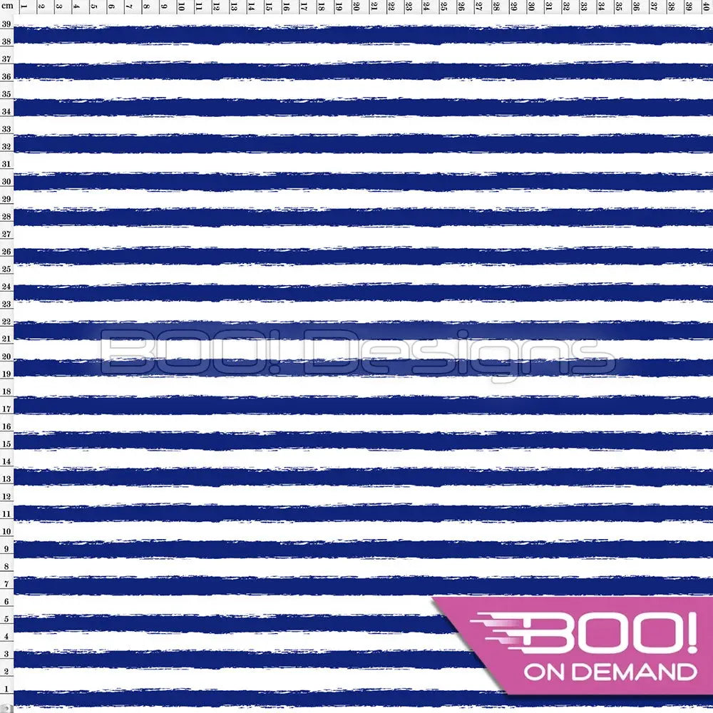 Spandex Stripes Grunge Blue Fabric