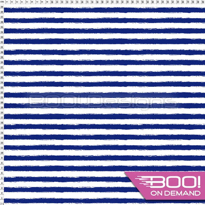 Spandex Stripes Grunge Blue Fabric
